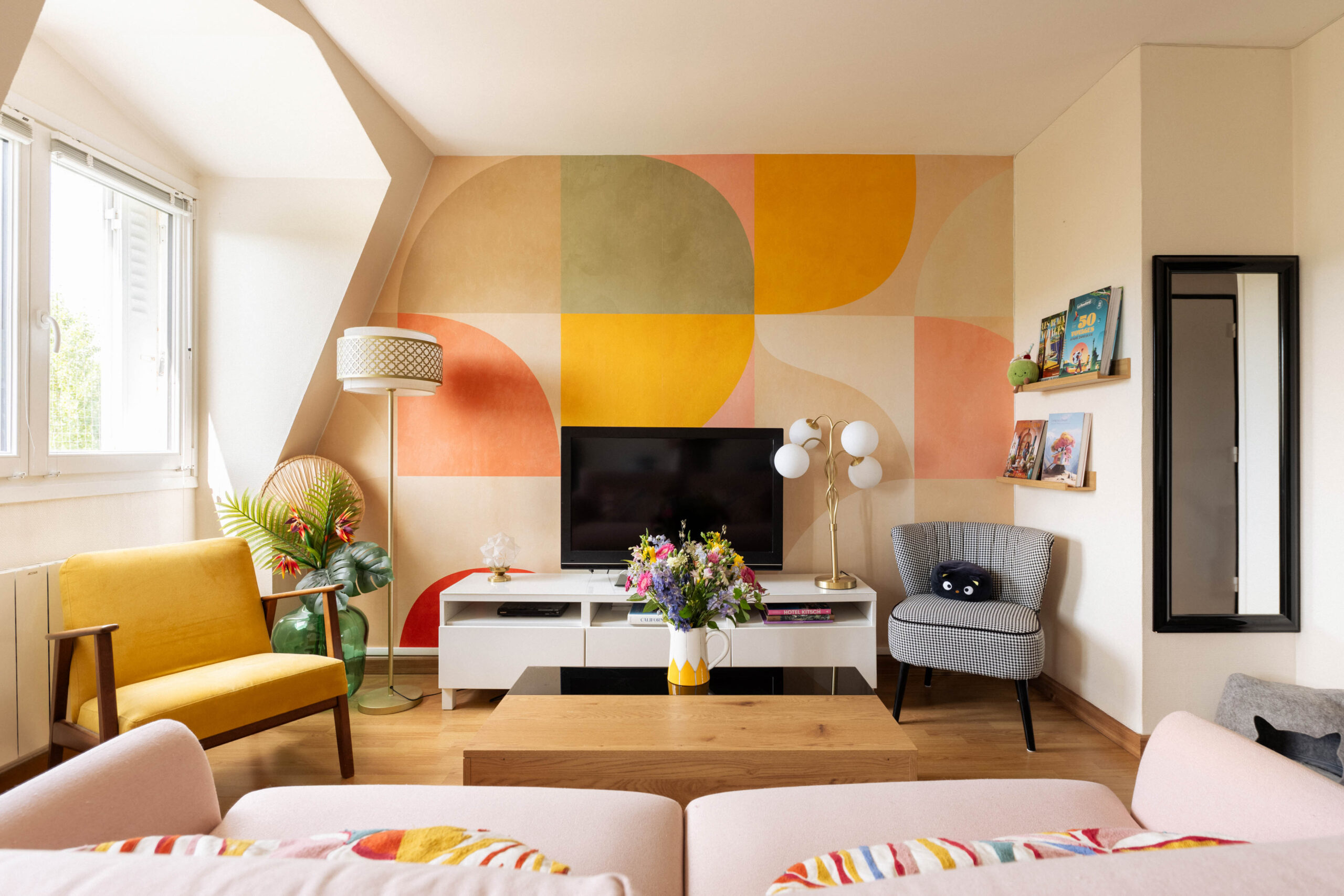 Agathe Bernard projet Versailles rétro et coloré