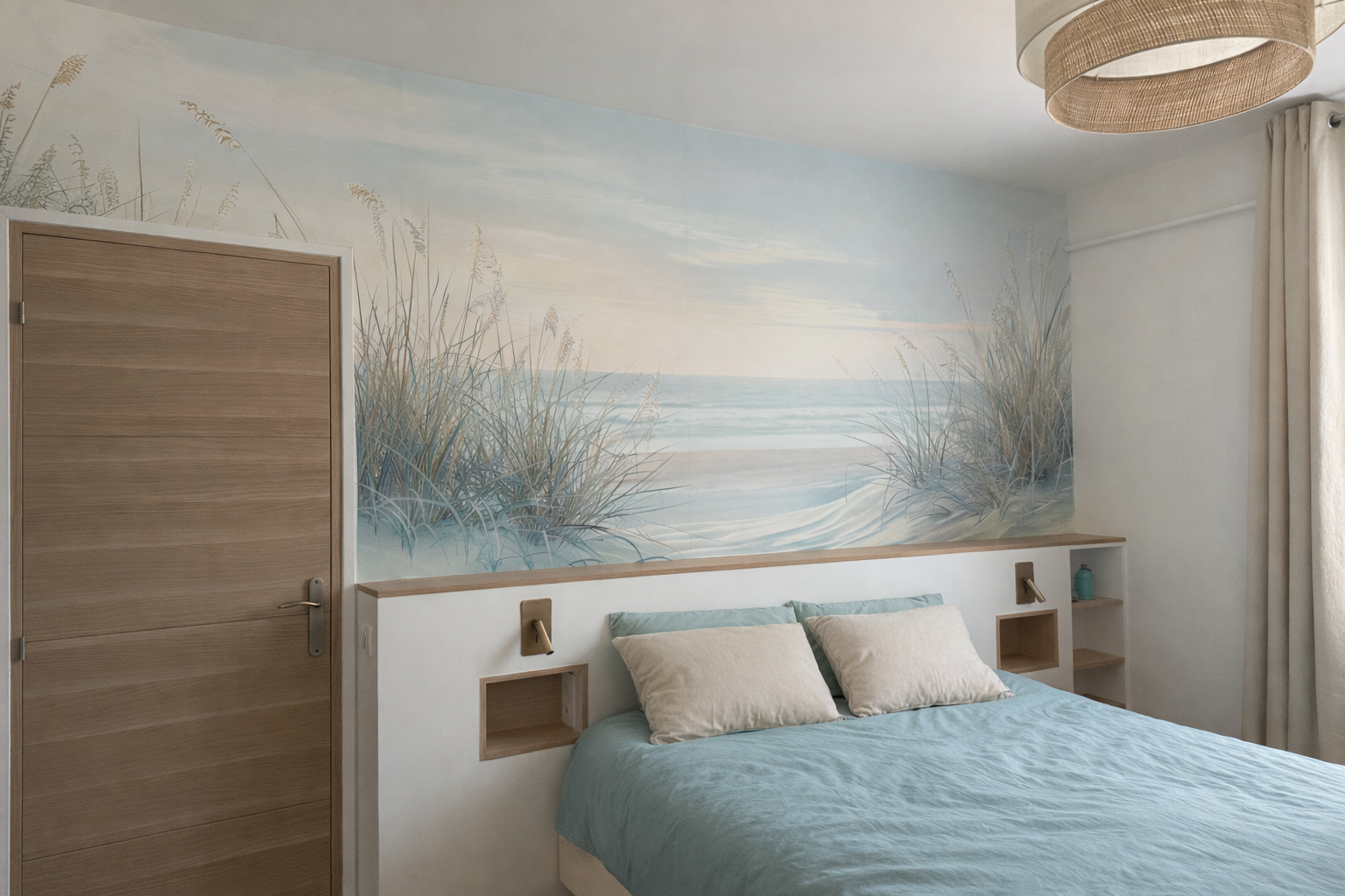 chambre houlgate tete de lit sur mesure